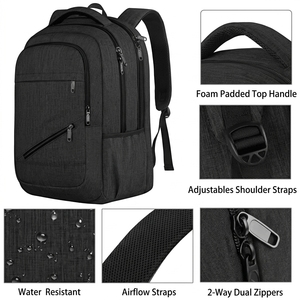 Wholesale Multifunction 17 Inch Iaptop Travel <strong>Bag</strong> Pack for Men Anti Theft <strong>Computer</strong> Office Business Backpack Travel <strong>Bag</strong> - Product Image 4