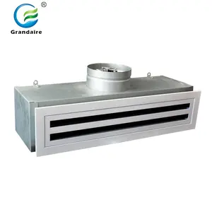HVAC Nhôm Cung <span class=keywords><strong>C</strong></span>ấp Tuyến Tính Khe Không Khí Khuếch Tán Với Hộp Hội Nghị - Product Image 1