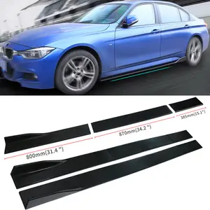 Achterbumper Diffuser Lip Voor Mercedes Benz C-Klasse W204 Zijrok Verlengwiel Wenkbrauw Boog Spatbord Fakkels Voor Ontdekking Spo