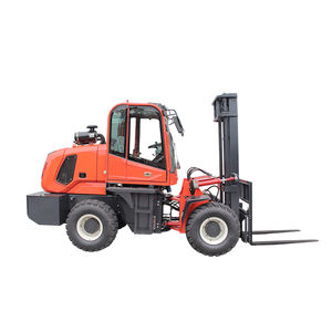 Carretilla elevadora 4x4 todoterreno, elevadora hidráulica de 4 ruedas, 3ton - Product Image 2