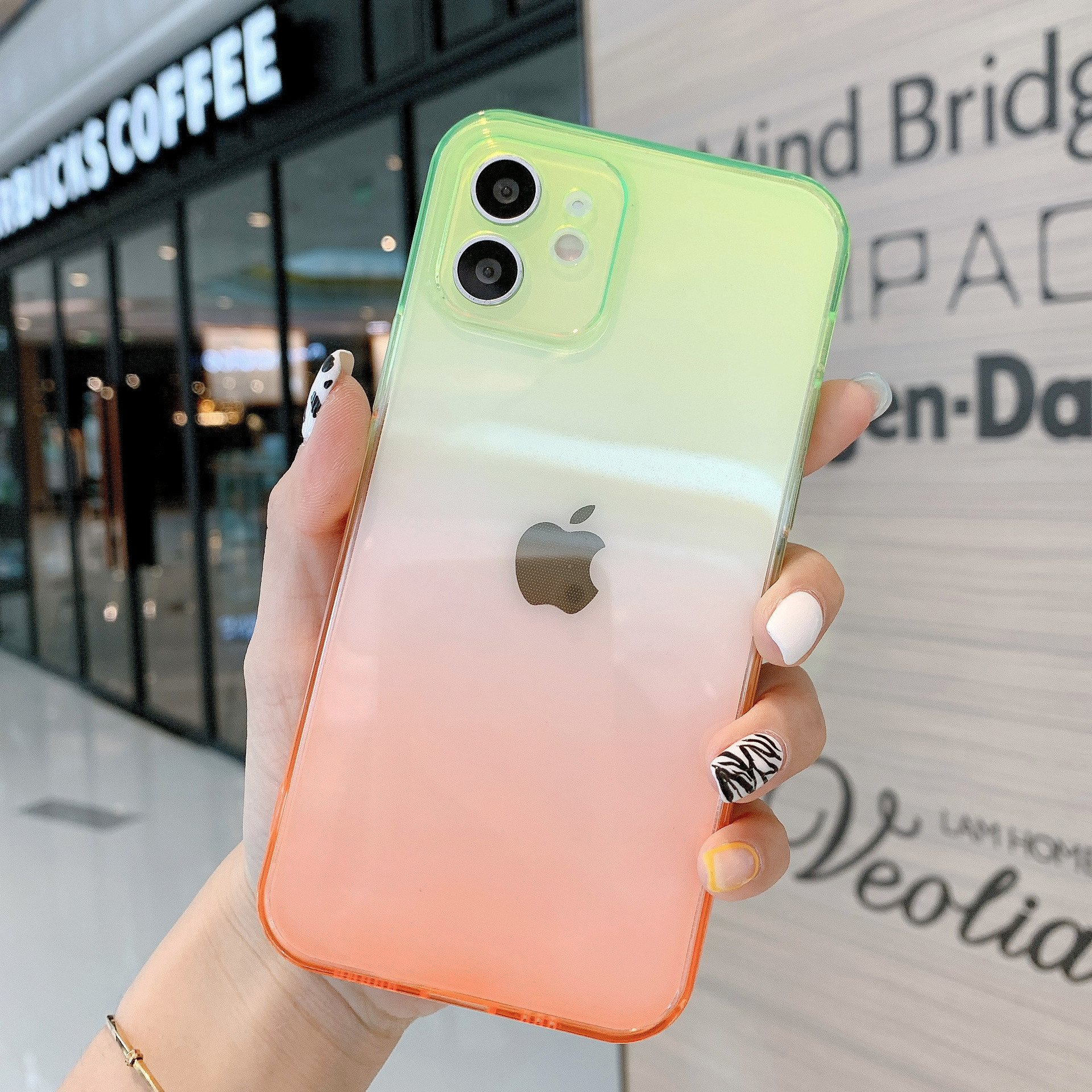 Verde + arancione