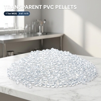 Granulés de résine PVC SG5 de qualité extrusion, haute transparence, ignifuges, résistants à l'usure, aux UV et aux produits chimiques, pour profilés et semelles de chaussures