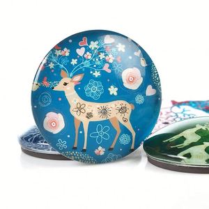Wholesale Spark Fm-01 Epoxy 3Inch Dome 3D Fridge Magnets With Custom <b>Shape</b> Art Deco Design Christmas Decor En71 Certified - Product Image 3
