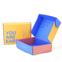 Caja de Embalaje de Productos de Papel Kraft Personalizada con Impresión de Logotipo para Regalos Minoristas y Productos de Comercio Electrónico