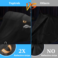 Housse de moto de qualité supérieure, résistante, 420D, imperméable, résistante à la pluie, à la neige, aux UV, pour toutes les saisons, housse de moto d'extérieur