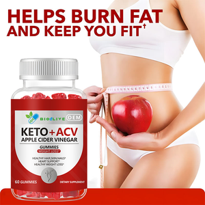 Suplemento de Gomitas Sin Azúcar de Marca Privada OEM <span class=keywords><strong>para</strong></span> <span class=keywords><strong>Dieta</strong></span> <span class=keywords><strong>Keto</strong></span>, Quema de Grasa y Control de Peso, Gomitas <span class=keywords><strong>KETO</strong></span>+ACV - Product Image 1