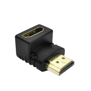 อะแดปเตอร์ HDMI ชายกับหญิง 90 องศาสำหรับการติดตั้งทีวีบนผนัง ขั้วต่อ HDMI วัสดุ ABS - Product Image 5