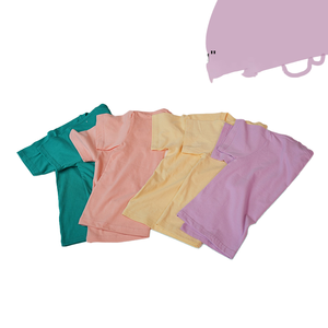 Custom <b>Plain</b> Cotton T Shirts Bulk Wholesale Unisex Blank Pastel Short Sleeve Crew Neck T-Shirt High Quality Summer Casual Wear - Product Image 1