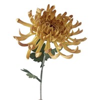 Künstliche Chrysantheme Einzelne Dahlie Realistische Kunstblume Chinesische Tischdekoration Wohnzimmer Blumenarrangement Bouquet