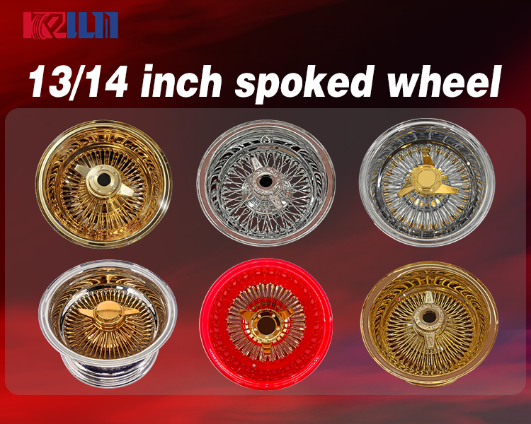 Dayton Wire Wheels - Durable 13x7 Rims for Replace/repair