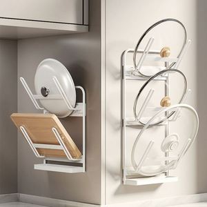 Support de rangement double blanc pour lave-vaisselle, type autoportant, pour contenants alimentaires, organisateur multifonctionnel en métal pour cuisine et salon - Product Image 1