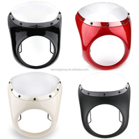 Carénage universel pour phare de moto, contrôle de la climatisation, pour cafe racer, 7 pouces
