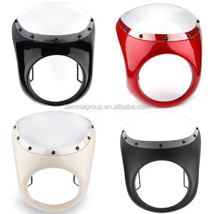 Vista de aduanas de la motocicleta universal 7 pulgadas faro <span class=keywords><strong>carenado</strong></span> para <span class=keywords><strong>cafe</strong></span> <span class=keywords><strong>racer</strong></span> - Product Image 5