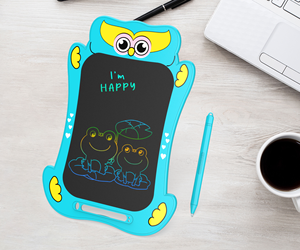 جهاز لوحي جديد للكتابة للأطفال مقاس 9 بوصات بشاشة LCD عالية السطوع ملونة بتصميم حيوانات للرسم والكتابة - Product Image 2