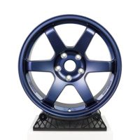 Jantes en alliage forgées sur mesure TE37 SL bleues 5x112 5x114.3 5x120 18 19 20 21 22 pouces pour Subaru BRZ Civic Type R E36 E60 M3