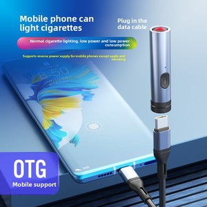 Chargeurs de cigarettes les plus vendus avec câbles USB multiples tressés, chargeurs de cigarettes pour téléphones portables de type C, briquets - Product Image 3