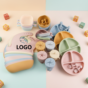 Juego <span class=keywords><strong>de</strong></span> Vajilla para Bebés Personalizado al por Mayor, Libre <span class=keywords><strong>de</strong></span> BPA, Plato para Bebé con Fuerte Succión, con Tenedor y Cuchara - Product Image 3