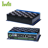 Nieuwe industriële box-pc Ultra 5 125U 4HD display 6COM RS485 GPIO Quad Screen Embedded Computer 2x 2.5G LAN