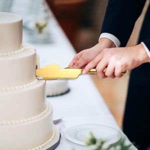 2-Piece Stainless Steel <b>Wedding</b> <b>Cake</b> Knife and Server Set with Eco-Friendly Reusable Design Gift <b>Box</b> Included for Parties - Product Image 5