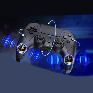 Nouvelle manette <span class=keywords><strong>de</strong></span> jeu sans fil pour <span class=keywords><strong>PS5</strong></span> avec barre lumineuse LED, haut-parleur, microphone, pavé tactile, gyroscope six axes et double vibration - Product Image 6
