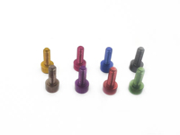 Pièces métalliques usinées CNC de précision, pièces usinées par tournage CNC, vis hexagonale moletée M3 en acier inoxydable et aluminium