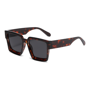 Gafas de Sol Retro Unisex al por Mayor, Montura Cuadrada Nueva, Protección UV400, Diseño Rectangular Clásico, Material PC, Color Negro para Mujer - Product Image 3