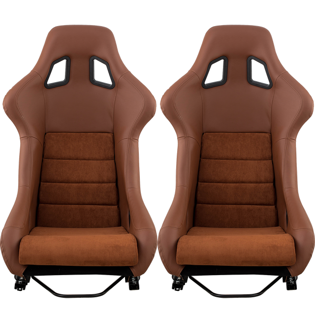 JIABEIR 1097 Sim Racing Colorful Gradient Style Fiberglass  Back Fabric Bucket Sport Seats Racing Seat Universal Racing Seats