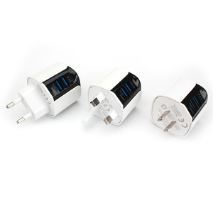<span class=keywords><strong>Cargador</strong></span> <span class=keywords><strong>Usb</strong></span> <span class=keywords><strong>doble</strong></span> de carga rápida 2.4A, luz Led nocturna de atenuación de 4 engranajes, adaptador de pared para teléfono móvil, UE, EE. UU., Reino Unido - Product Image 6