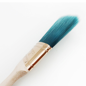 Pinceaux à <span class=keywords><strong>peinture</strong></span> ovales à poils verts en nylon/polyester pour la <span class=keywords><strong>peinture</strong></span> murale et le polissage, bonne élasticité - Product Image 3