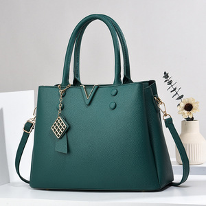 Newest Big Sizes Good Quality Pu Leather Ladies Shoulder Bags Trendy Fashion Latest Luxury Designer Women's Handbags - Product Image 2