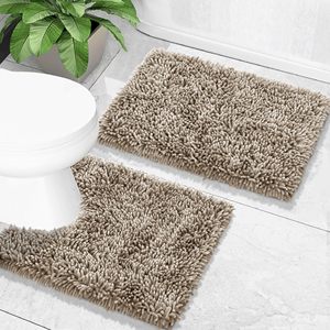 Tapis de sol de douche personnalisé, tapis de salle de bain antidérapant en microfibre absorbante, tapis de bain en chenille pour hammam - Product Image 3
