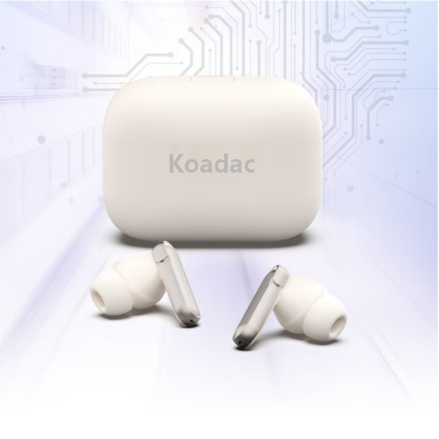 Koadac In-Ear ANC/ENC Earbuds for 6.0 12MM Driver IPX4 LED 5H/25H Playtime Type-C Touch Control Apt-X HD