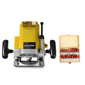 LUXTER 1650W strumenti per la lavorazione del legno macchina Router elettrico + bit Router professionale - Product Image 3