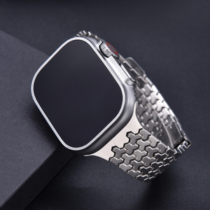 สายนาฬิกาสแตนเลสสตีล JAETIUM รุ่นพรีเมียมแบบเชื่อมต่อกัน สำหรับนาฬิกา Watch Ultra 2 9 8 ขนาด 45 มม. 49 มม. สายโลหะแข็งหรูหรา - Product Image 5