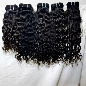 Lots de Cheveux Indiens Remy Bruts Non Traités 100% Naturels JERRY HAIRS, Alignés sur la Cuticule, 12 Pouces, Extensions Double Trame Faite à la Machine - Product Image 1