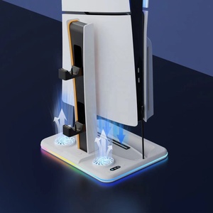 Soporte de refrigeración multifuncional para <span class=keywords><strong>cargador</strong></span> de estación de carga PS5SLIM con soporte para controladores de Gamepad, accesorios de juego - Product Image 4