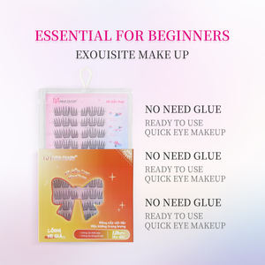 Extensions de cils pré-faites en segments de <span class=keywords><strong>6</strong></span> rangées, en cheveux synthétiques de qualité supérieure, marque privée, volume méga 10D-20D - Product Image 5