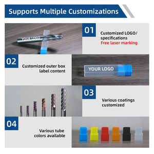 Nhà Sản Xuất Của OEM/ODM Tùy Chỉnh 2-Sáo Bóng Mũi End Mill Độ Chính Xác Cao Tốc Độ Cao Cắt Carbide CNC Công Cụ Phay - Product Image 5