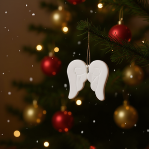 Ornamento natalizio con ali di Babbo Natale 2,5x7 mm, 2 pezzi, per decorazioni natalizie - Product Image 2