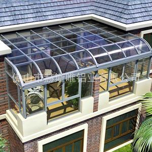Techo de Vidrio Templado para Terraza de Villa, Patio o Solárium de Aleación de Aluminio Hesswei - Product Image 4