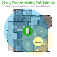 300M Wifi Menzil Genişletici Sinyal Güçlendirici Kablosuz Tekrarlayıcı Ev İçin 50 Cihaza Kadar