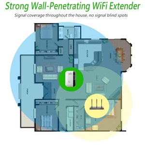 Répéteur WiFi 300M, amplificateur de signal, répéteur sans fil pour la maison, jusqu'à 50 appareils - Product Image 5
