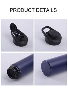 Wholesale Custom Logo 600ml Portable Single Wall Aluminum Bike Drink Water Bottle - Product Image 5