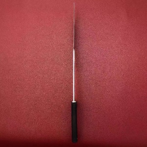 Couteau de survie tactique personnalisable HONSHU, lame en acier inoxydable D2, pointe clip, bord droit, manche en caoutchouc, OEM - Product Image 4