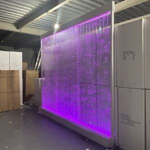 Decoración de interiores, acuario, fuente de agua LED, pared de burbujas de agua - Product Image 4