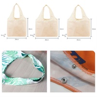 Sac fourre-tout en toile imprimé fraises pour impression numérique en gros, sac de courses vierge en coton avec logo personnalisé