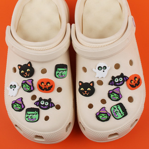 Halloween Series Clog DIY Garden <b>Shoe</b> Decorations Cartoon <b>Charms</b> Buckle - Product Image 4