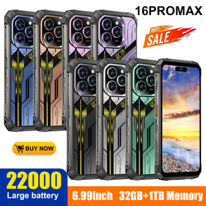 Último Modelo 2025 <span class=keywords><strong>Kingkong</strong></span> <span class=keywords><strong>5</strong></span>, Teléfono Inteligente Resistente, 6.99'' FHD, 32GB+1TB, 22000mAh, Android 15, NFC, LTE, Resistente al Agua - Product Image 2