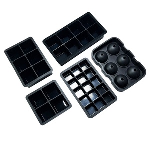Moule à glaçons en silicone de qualité alimentaire, écologique, fait main, à démoulage facile, avec couvercle, pour glaces et crèmes glacées, compatible lave-vaisselle, pour whisky - Product Image 1