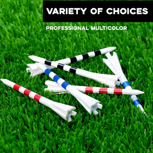 <b>Golf</b> Tee 5 Prong White Striped Durable For Long Drives Professional <b>Golf</b> - Product Image 3